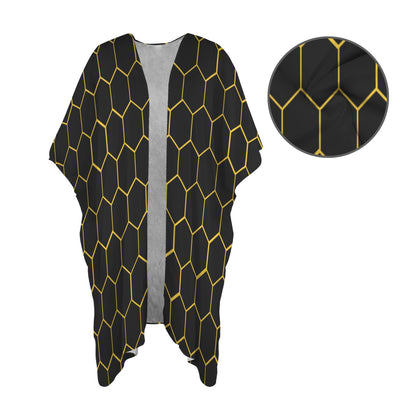 Honeycomb Women's Long Cover Up Women's Long Cover Up