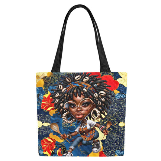 Canvas Tote Bag (Model1657) (Set of 4)
