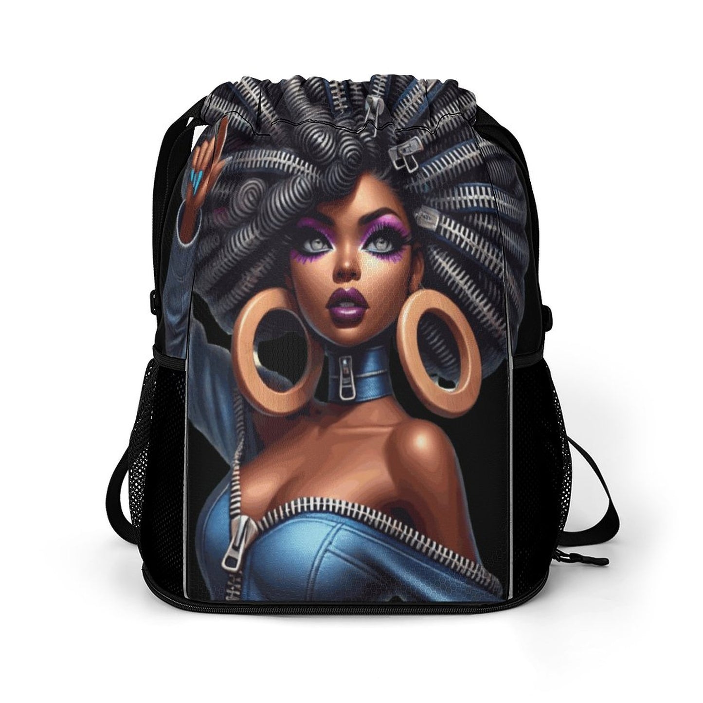 Waffle Cloth Drawstring Bag (One Site)