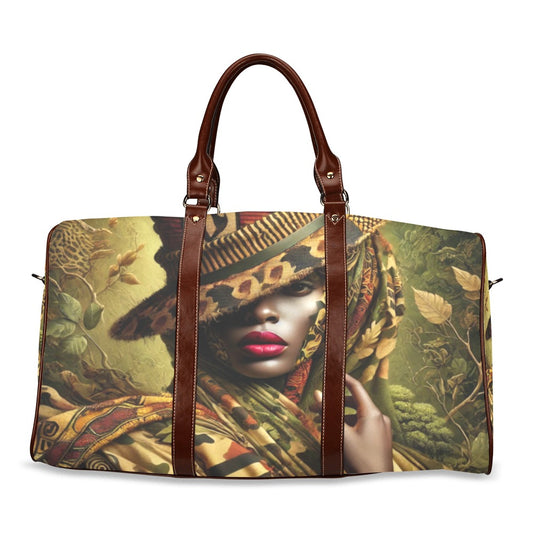 Camo Queen Waterproof Large Travel Bag Waterproof Travel Bag/Large (Model 1639)