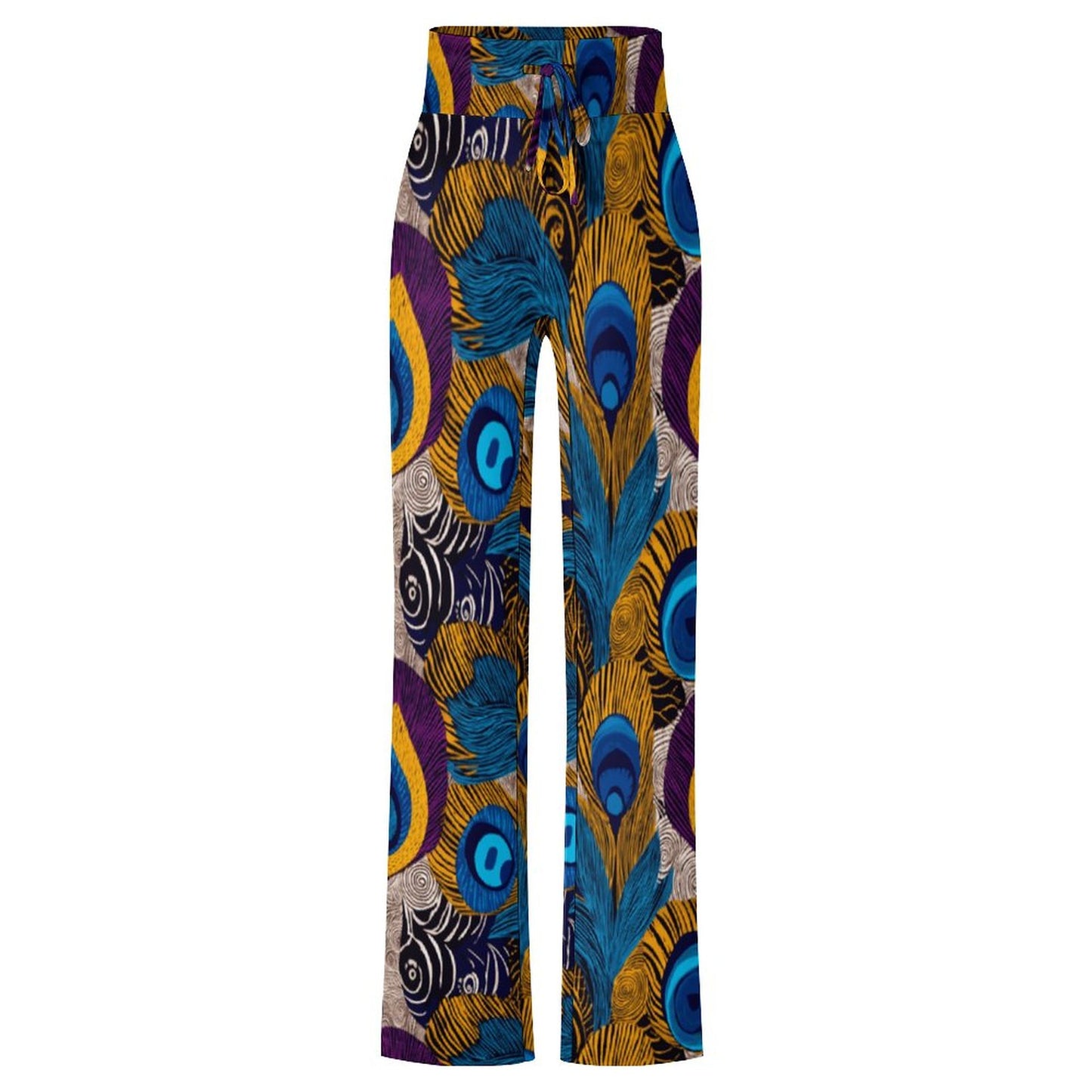 Personalized Drawstring Yoga PantsxP with Straight Baggy (All-Over Printing)