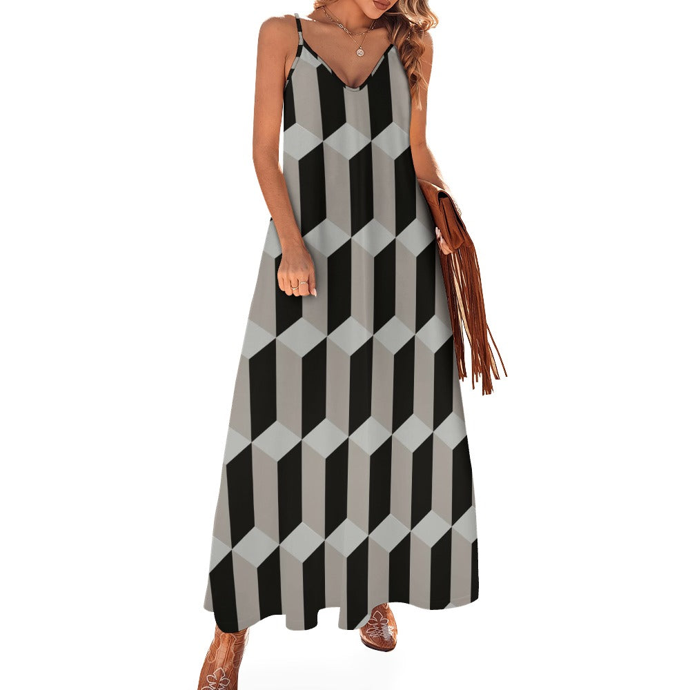 Sling Ankle Long Dress