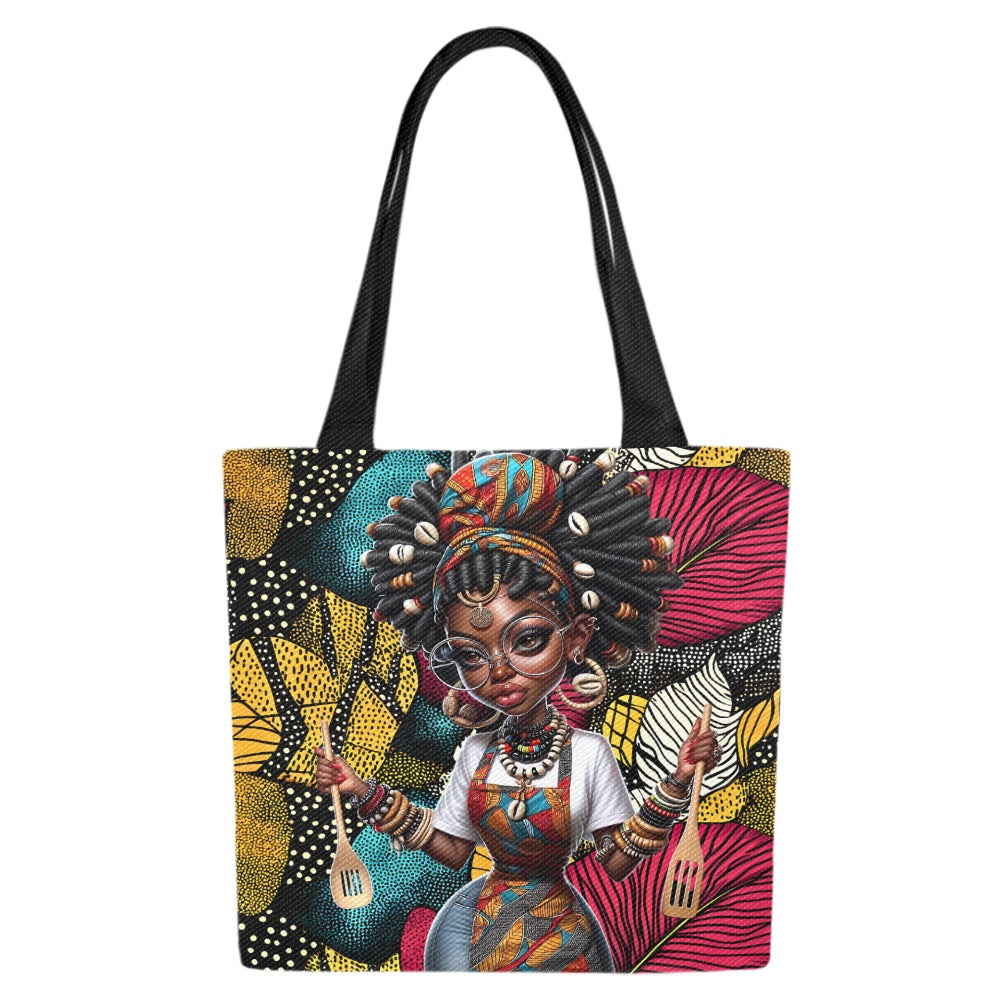 Canvas Tote Bag (Model1657) (Set of 4)
