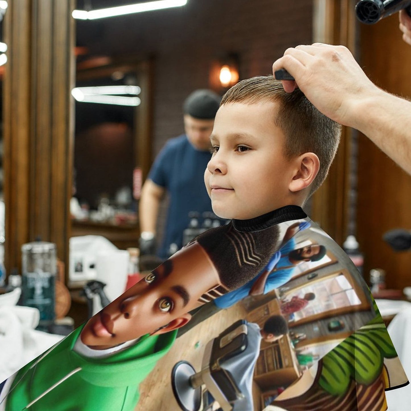 Coming In Hot Children's Barber Apron