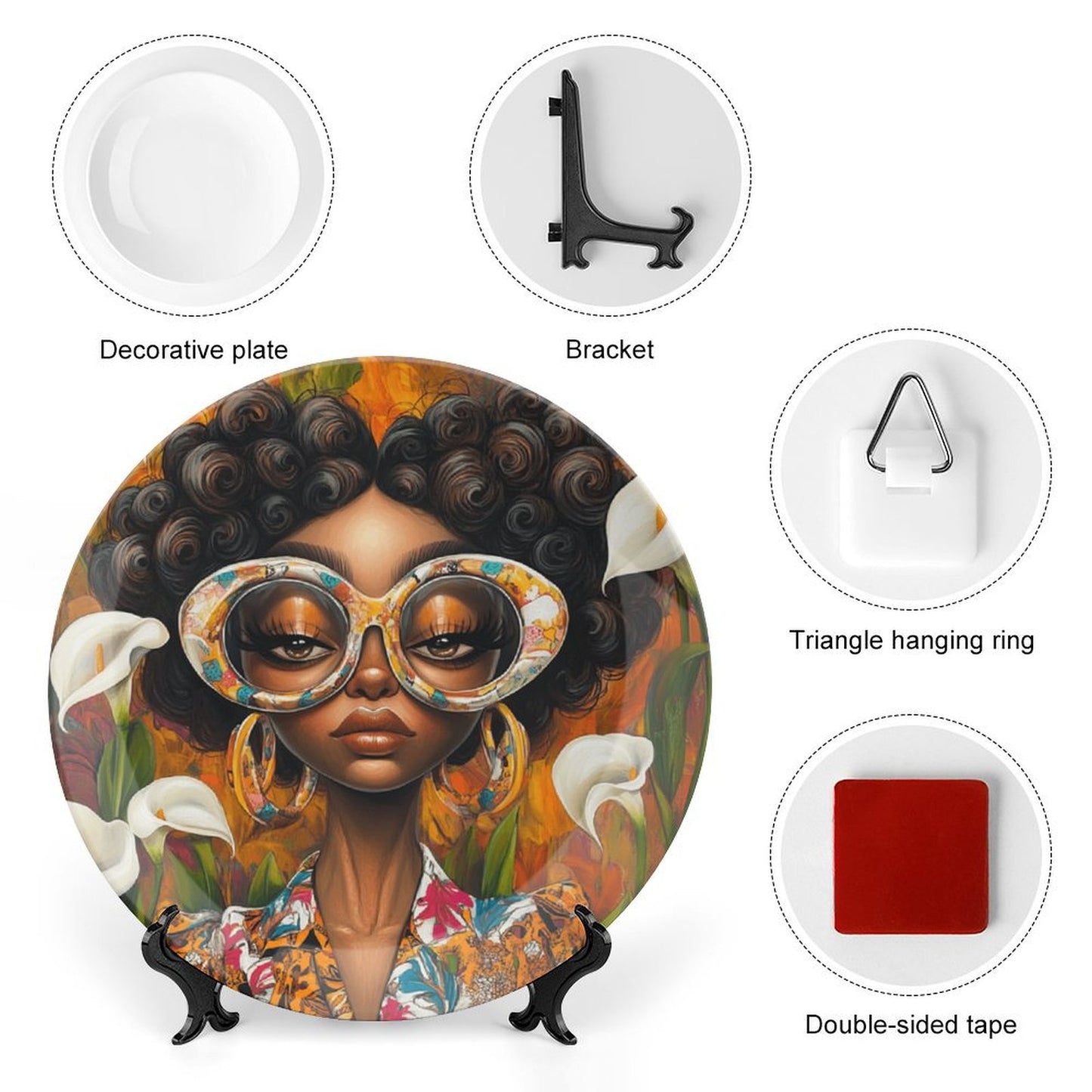 Bone China Decorative Plate