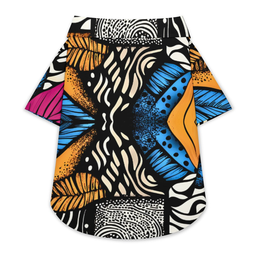 Geometric Pattern Pet shirt