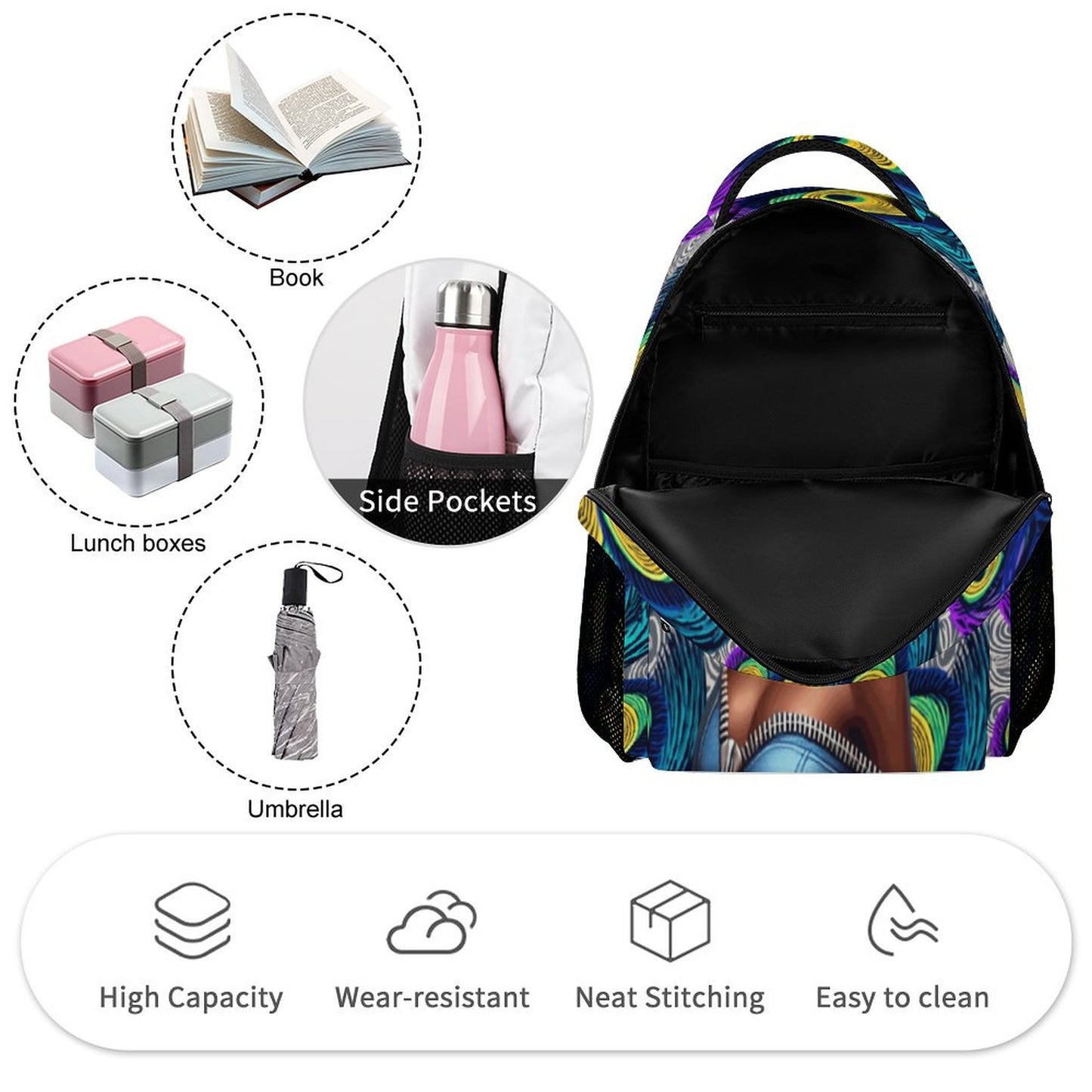 Personalised Backpack for Children (All-Over Printing)
