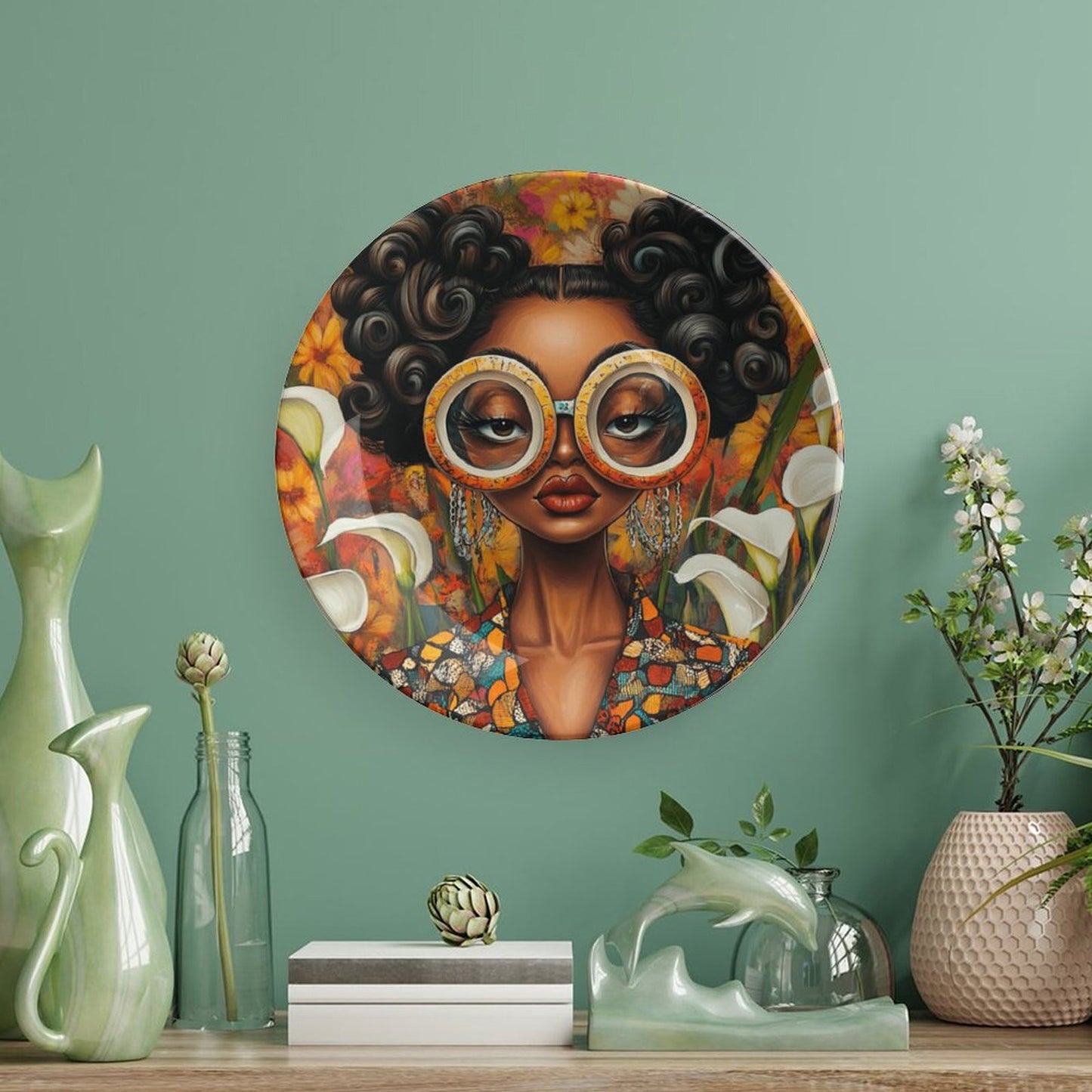 Bone China Decorative Plate