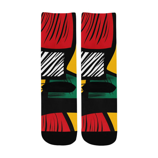 Geometric Pattern Socks for Men Custom Socks for Kids