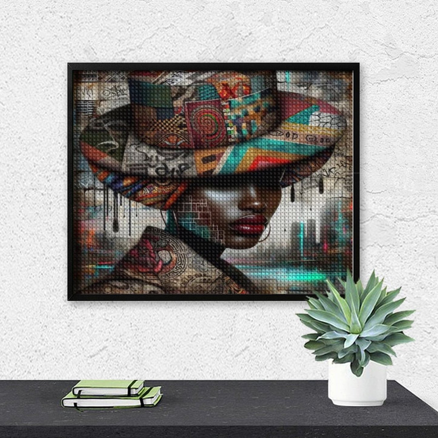 diamond picture Glitter DIY Canvas Wall Art 20"×16"