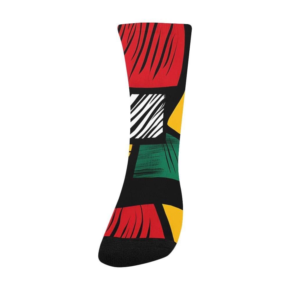 Geometric Pattern Socks for Men Custom Socks for Kids