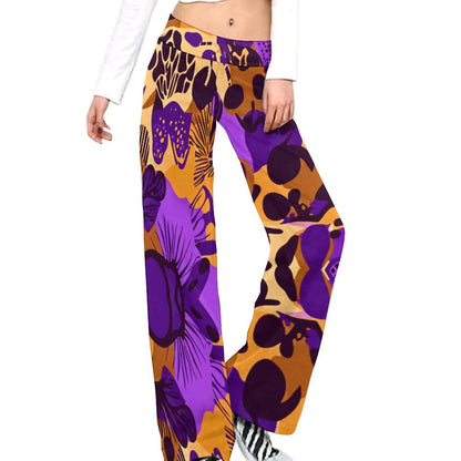 Personalized Drawstring Yoga PantsxP with Straight Baggy (All-Over Printing)