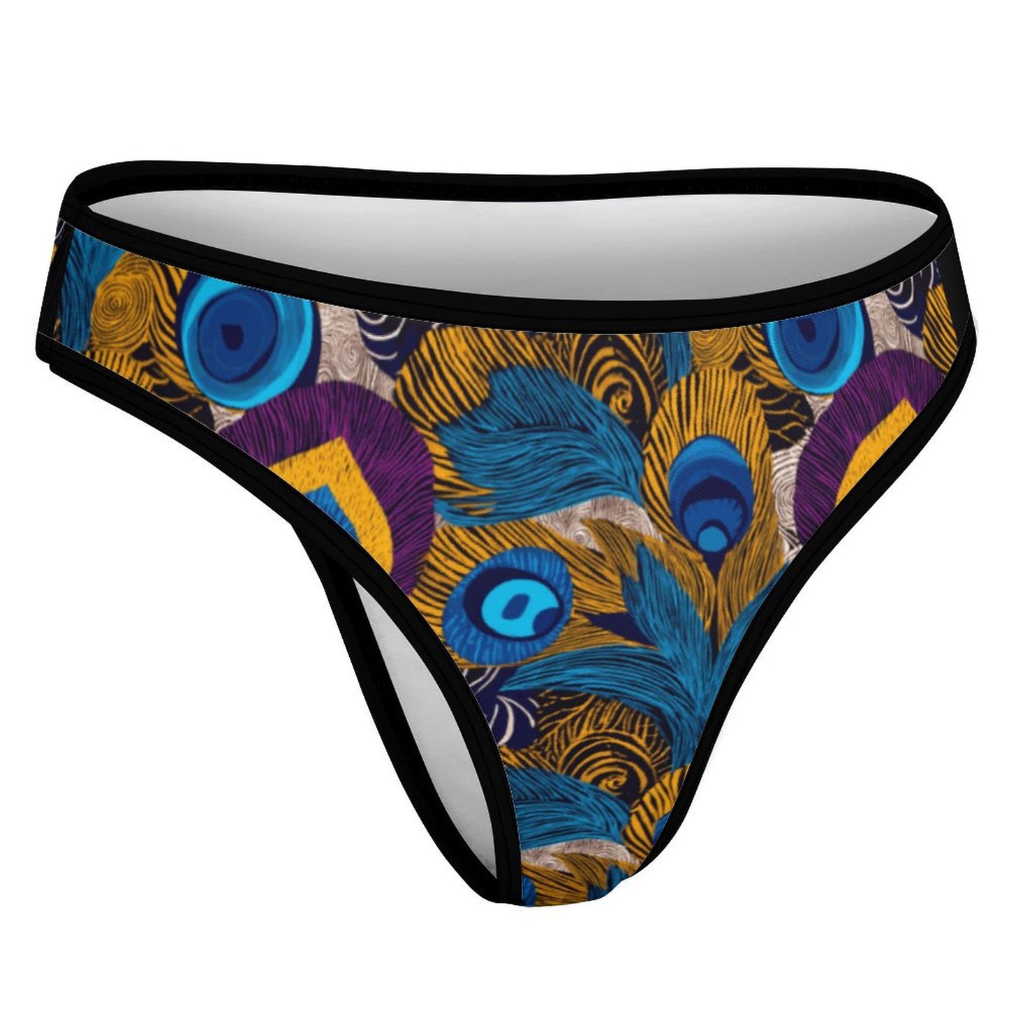 Ice Silk Women Underwear Thongs NZ207 (All-Over Printing)