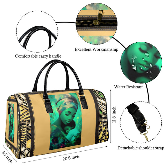 Mother's Day Travel Bag Leather Travel Bag-Large (Short Patch) (1735)