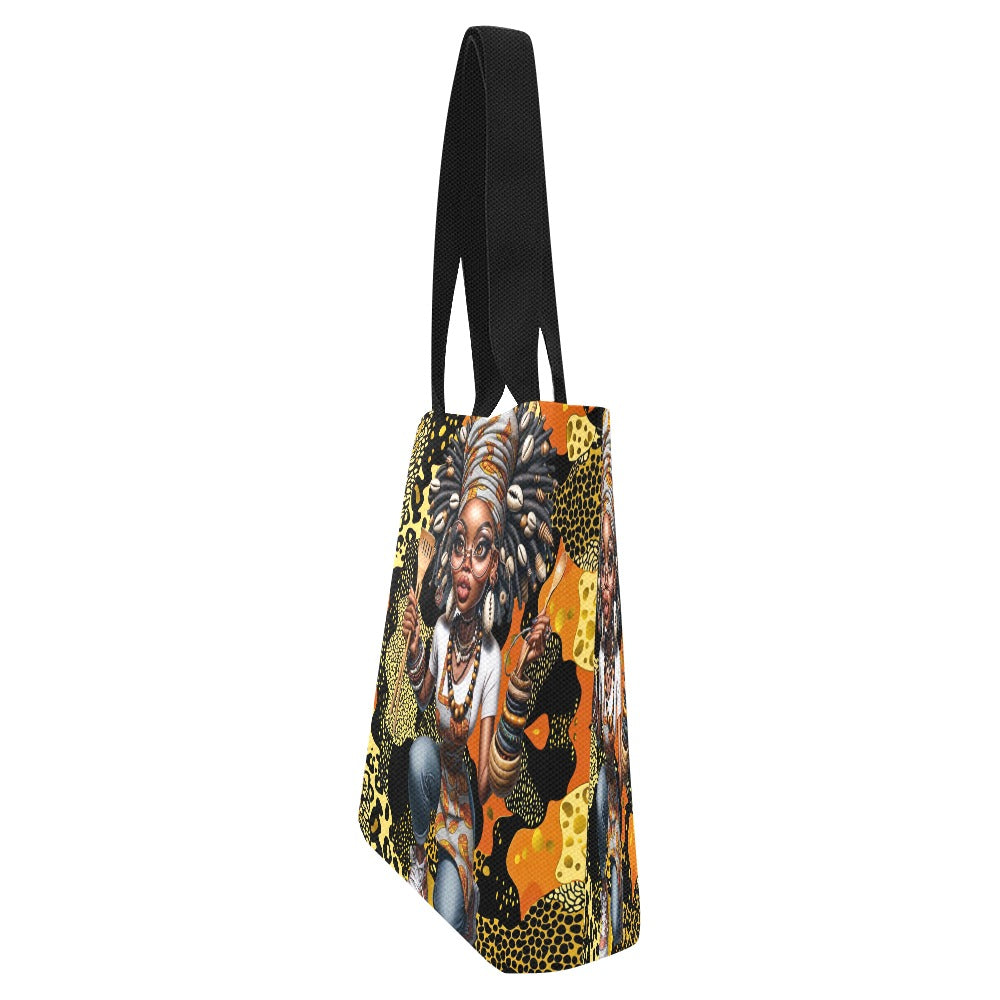 Canvas Tote Bag (Model1657) (Set of 4)