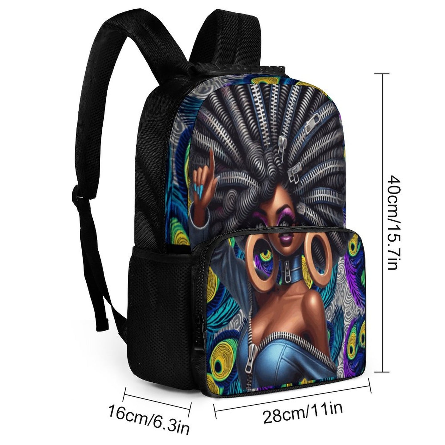 16 inch Shoulder Backpack & Schoolbag
