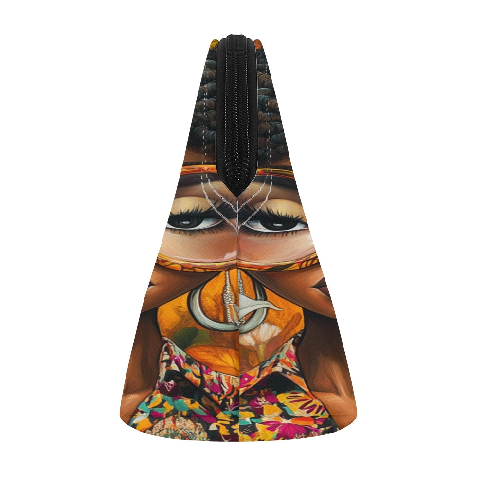 Curved cosmetic Bag