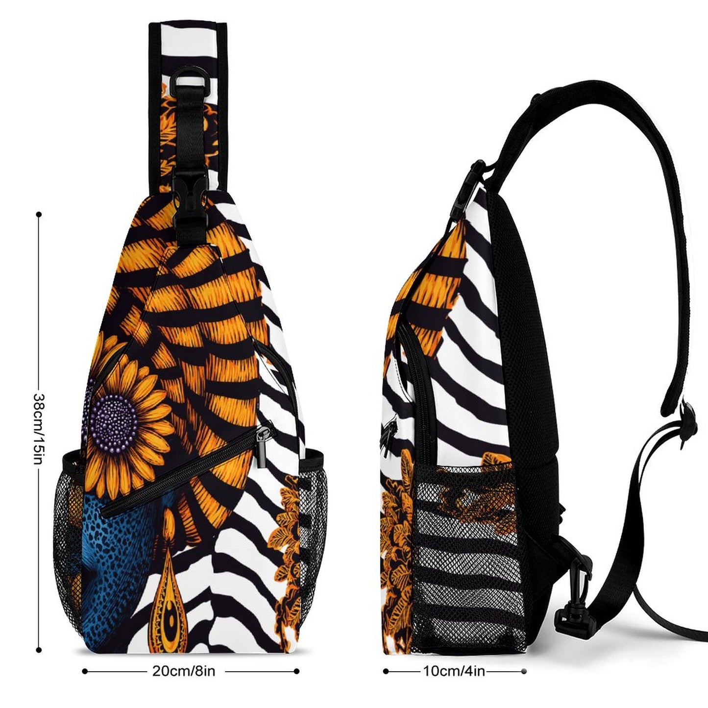Create Unique Sling Bags with Our durable polyester (All-Over Printing)