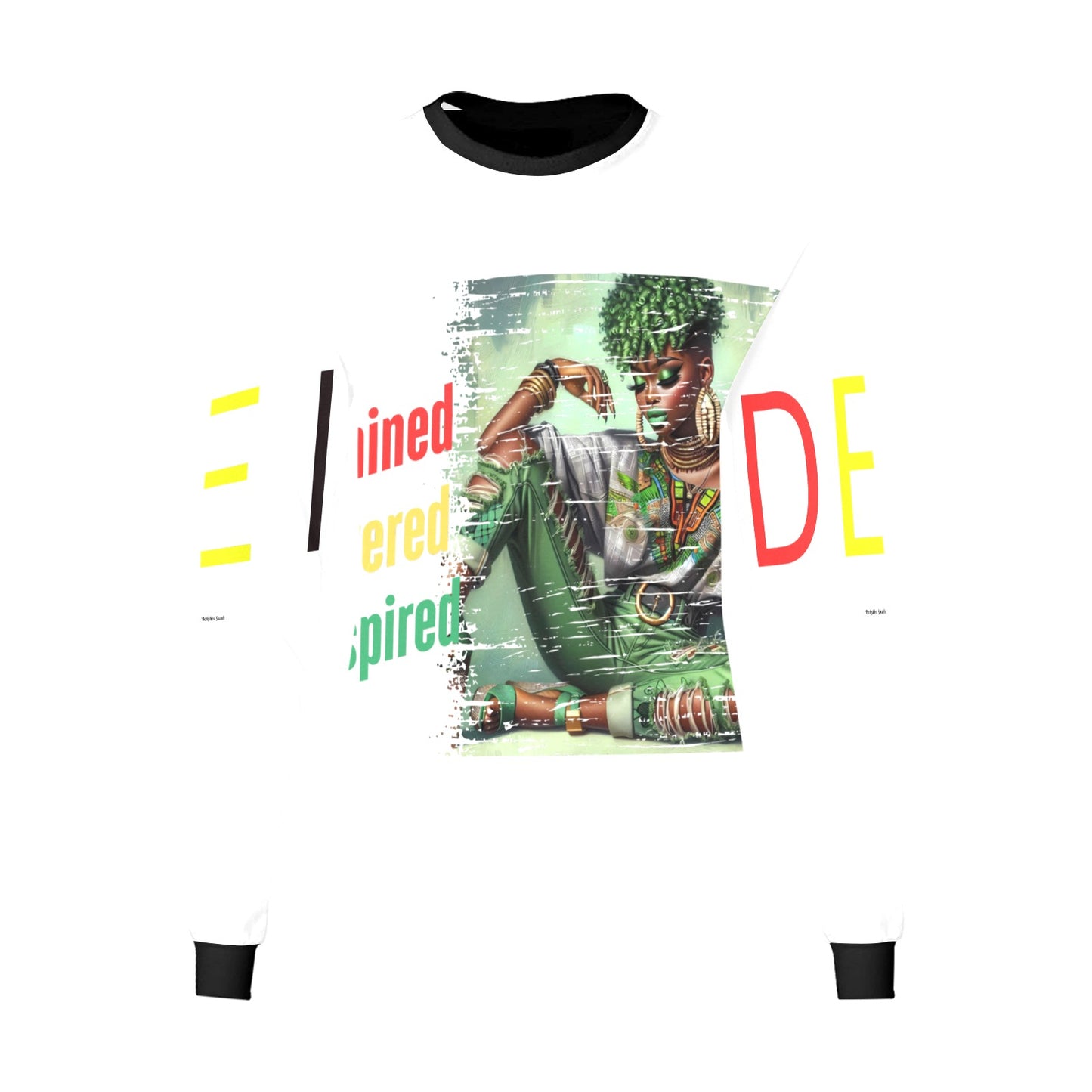DEI Long Sleeve Tee Women's All Over Print Long Sleeve T-shirt (Model T51)